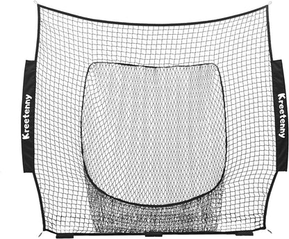 Baseball Replacement Net (NET ONLY),7'×7' Baseball Softball Practice Net,Portable Baseball Training Net for Hitting Batting Catching Pitching,Easy Setup Replacement Net (Without Support Frame)